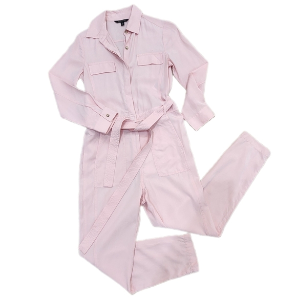 New Banana Republic Tencil Flight Jumpsuit Pink, Women's 0 - Picture 4 of 6